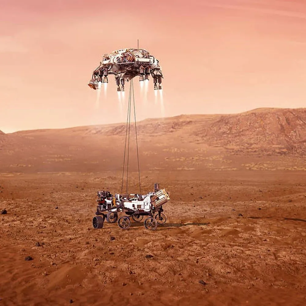 NASA Perseverance Rover on Mars