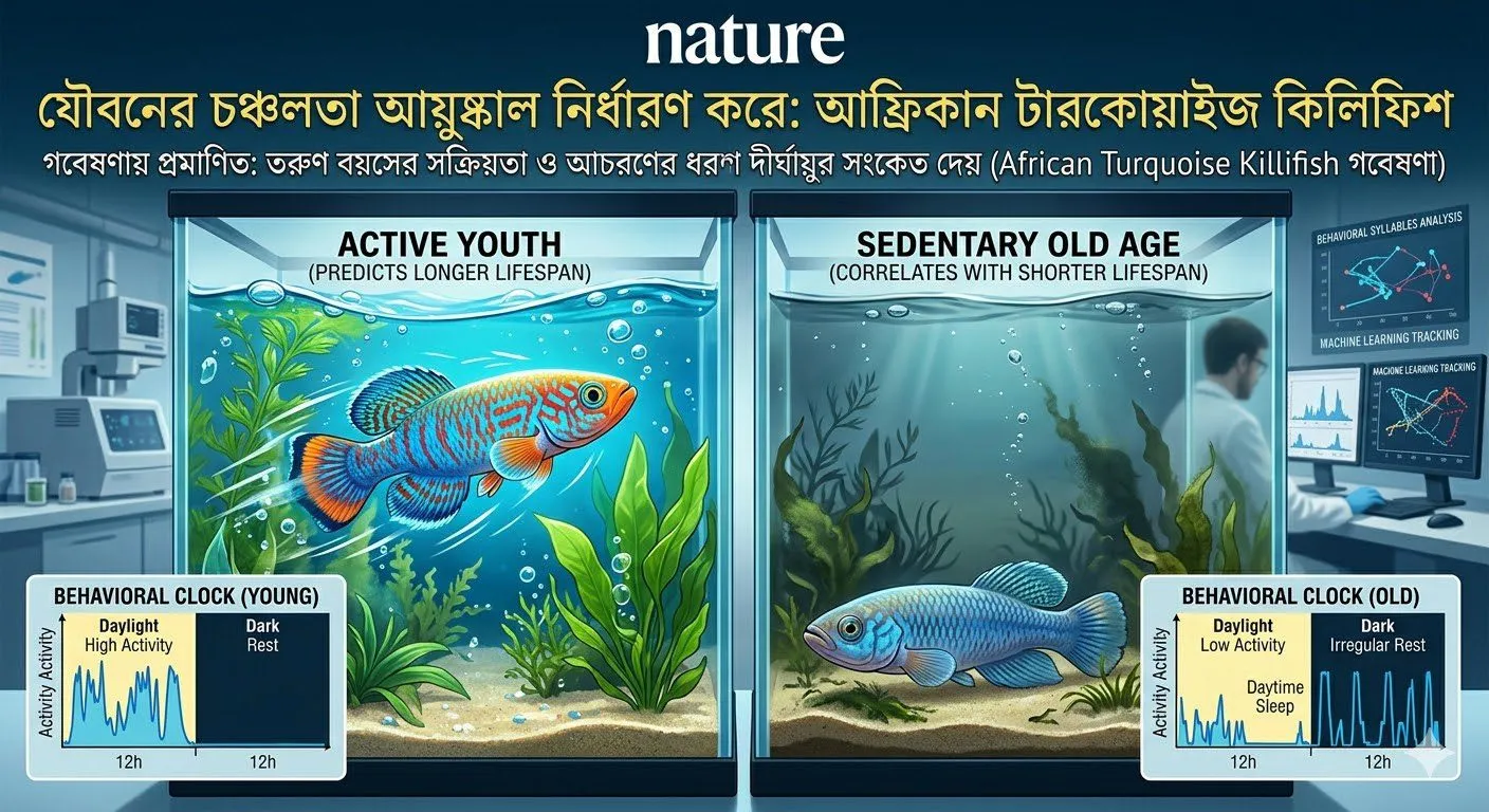 বার্ধক্য গবেষণার নতুন দিগন্ত: সংক্ষিপ্ত আয়ুর মডেল হিসেবে কিলিফিশ ও দীর্ঘায়ুর রহস্য
