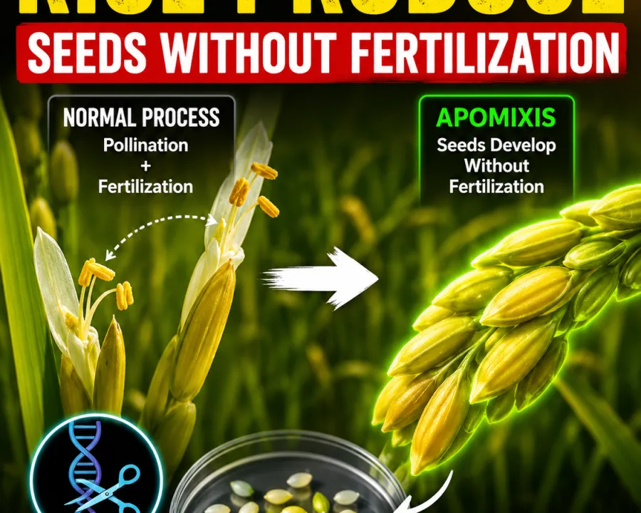 Scientists Made Rice Produce Seeds Without Fertilization
