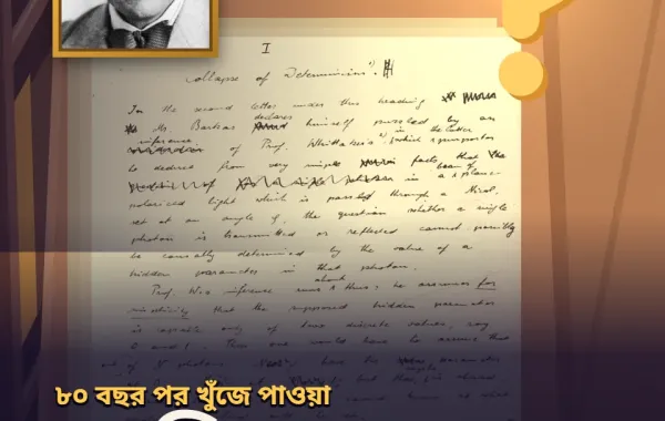 শ্রোডিঙ্গারের হারানো পাণ্ডুলিপি: ৮০ বছর পর যা জানা গেল